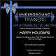 The Underground Trainers in Rutherford is offering a holiday promotion.