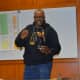 On Monday, in honor of Black History Month, Bridgeport resident Craig Kelly, who owns over 4,500 African-American slave artifacts, gives a presentation at Norwalk Community College.