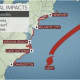 Coastal areas along the East Coast will see rough seas, choppy surf and rip currents.