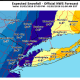 Snowfall total projections released Wednesday morning by the National Weather Service.