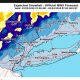 Projected snowfall totals from the Nor'easter.
