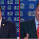 Gov. Andrew Cuomo and Dutchess County Executive Marc Molinaro during Tuesday's debate on WCBS-TV.