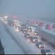A look at conditions on I-287 at the Saw Mill Parkway at 4:30 p.m. Thursday.