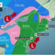 The same storm that brought blizzard conditions to parts of the Midwest will sweep through the Northeast on Monday, bringing mainly rain.