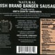 Hundreds of pounds of a North Country Smokehouse brand sausage has been recalled.