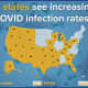 States are seeing a spike in COVID-19 cases.