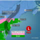 A look at areas in the Northeast (in pink) expected to see some snow at the end of the week.