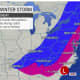 Chances Increase For Major Storm: Here Are First Projected Snowfall Totals