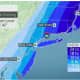 A look at latest projected snowfall totals for the major weekend storm from AccuWeather.com.