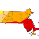 Oct. 1 Massachusetts Drought Map