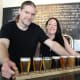 Martijn Mollet and Jamie Lovelace, the owners of Seven Lakes Station craft beer taproom in Sloatsburg.