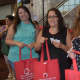 The moms received a "swag bag" for attending