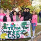 Students, teachers and staff from the Greenburgh Central School District participated in a walk to eradicate breast cancer and raise awareness.