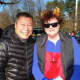 Sen. Tony Hwang with Patricia Boyd, president of the Junior League of Eastern Fairfield County, at the 5K fundraiser at the Beardsley Zoo.