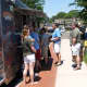 A collection of food trucks also turned up to feed hungry shoppers at the Fairfield market, including LobsterCraft. 