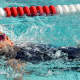 Sinceraty Alexander competes in the backstroke for the Ossining Spartans.
