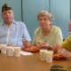 The breakfast honored veterans at the James Harmon Community Center.