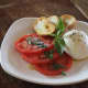 Maple-Brook Farms burrata, made from fresh cow's milk and served with grilled bread and fresh tomatoes ($12)