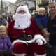 Santa visits the Rye Chamber of Commerce Mistletoe Magic festival.