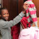 New Rochelle's George M. Davis Elementary School recently kicked off the holiday season with an annual toy and coat drive. 