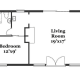 Floor Plan for the Pool House