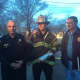 Fairfield Fire Chief Richard Felner, Assistant Fire George Gomola and Deputy Police Chief Chris Lyddy