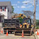 Washington Street was closed to traffic for a short time Tuesday, May 20. 