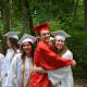 Fox Lane High School graduates pose for a photo prior to their commencement.