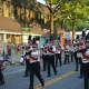 Marchers in the fire department parade in Mount Kisco.