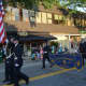 Katonah firefighters march in the Mount Kisco parade.