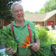 Curt Conklin was selling fresh produce at the farmers market. 