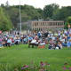 A large crowd attended the Chappaqua summer concert.