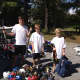Rory, James and Charlie Tate, three brothers who all play hockey, gather equipment for the sport and help get it distributed to those who may not be able to afford new equipment on their own.