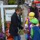 Ad-hoc Trick-or-Treating during the Bedford Village Halloween Parade.