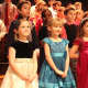 Two choirs of elementary school singers at Pocantico School performed at the winter concert.