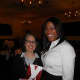 Francine Lucidon, owner of The Voracious Reader, left, with author Ilyasah Al-Shabazz.