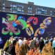 Public art projects sponsored by the New Rochelle Council on the Arts include this mural on North Avenue.