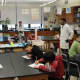 Irvington Middle School sixth-graders recently spent a day in their science classes collaborating with three local BASF chemists. 