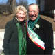 Greenwich St. Patrick's Day parade Grand Marshal Brian O'Connor and his wife Maura.