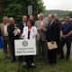 U.S. Rep. Nita Lowey, D-Harrison, joined by other elected officials and business leaders at a May 18 news conference near the Ashford Avenue Bridge in Dobbs Ferry.