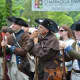 Members of the 5th New York Regiment (wearing Revolutionary War-era attire) at New Castle's Memorial Day parade.
