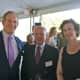 From L: Janno Lieber, honoree Ben Needell and Amy Glosser at the Westchester Land Trust's benefit at Old Salem Farm.