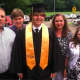 Ted Lionetti Jr., is accompanied by proud family members, from left, father Ted Sr., Ryan, his mother Sue and Katelynn.