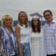 Jackie Kaufman, Pam Kaufman, Amanda Drath and Scott Drath, celebrate Amanda's graduation.