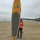 Nancy Vincent teaches stand up paddleboarding in Mamaroneck and Rye.