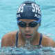 Nicole Marcatoma, of Ossining, competes in the breast stroke.