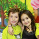Twins Curtis and Claire Tenney, 9, at their birthday party at the Outback Teen Center in New Canaan. The siblings collected money for families affected by Hurricane Sandy and then distributed food, clothing and flashlights on Thanksgiving Day. 