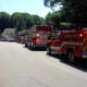 Firetrucks from Mount Kisco and Bedford Hills are stationed in Riverwoods.