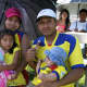Families enjoy the food and entertainment at Danbury's Ecuadorian Festival.