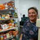 Carol Harvey, one of the operators of the New Canaan Food Pantry, says people have been generous this holiday season.